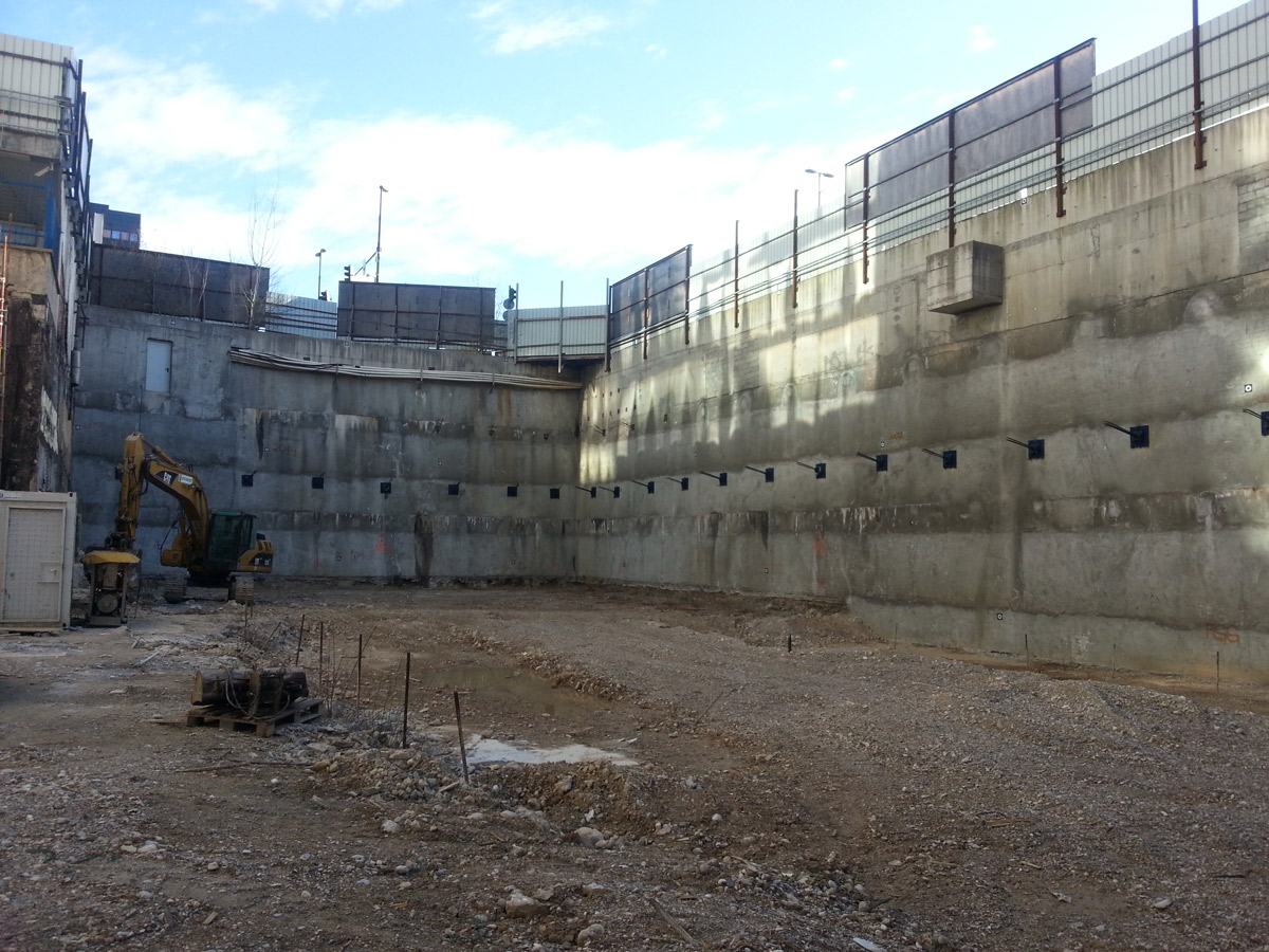 Geotehnične rešitve, stolpnica S1